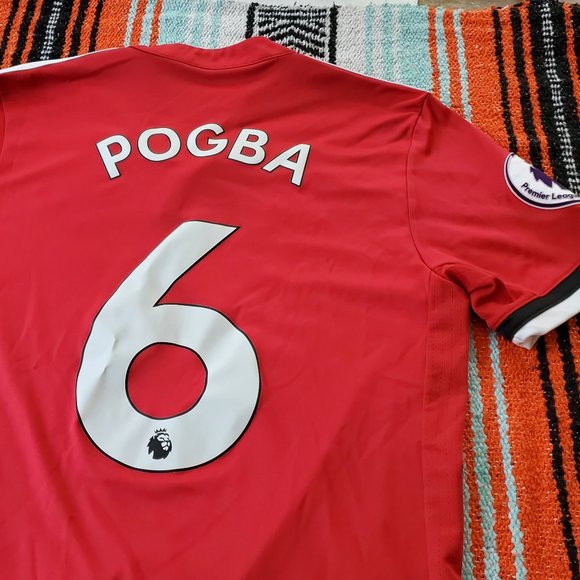 Pogba #6 Manchester United adidas Jersey Authentic - Picture 4 of 6